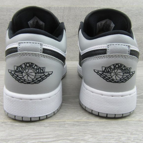 Air Jordan 1 Low GS Size 7Y Shadow Black Grey Shoes NEW - Picture 6 of 12